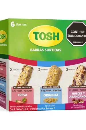 Barra Cereal Tosh Surtido 6 Unidades 138g Affare