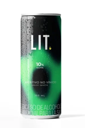 Aperitivo Hard Seltzer Lit Dark Sandia 355ml Di Marca