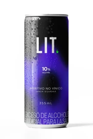 Aperitivo Hard Seltzer Lit Dark Guaraná 355ml Prezzo Conveniente