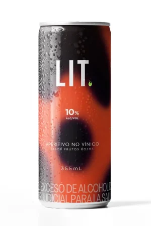 Aperitivo Hard Seltzer Lit Dark Frutos Rojos 355ml Vendita Finale