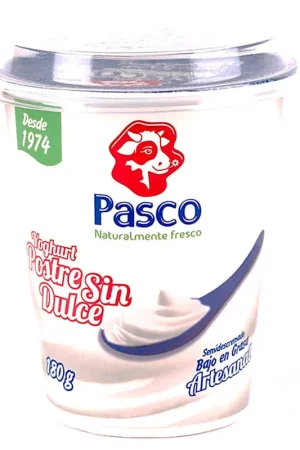 Yogurt Pasco postre sin dulce x180g Premium