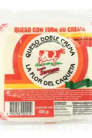 Bestseller Queso doble crema La Flor Del Caquetá x400g