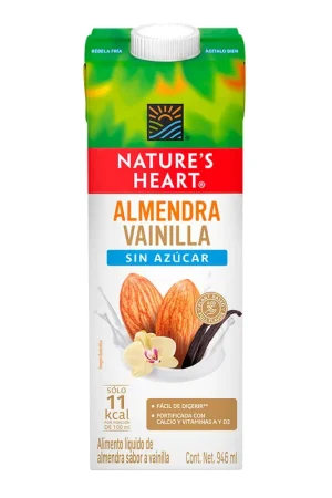 Bebida de almendras Nature's Heart vainilla sin azúcar x946ml Nuovo Arrivo