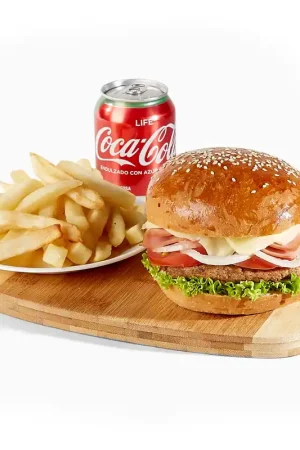 Combo Hamburguesa De Res Novità