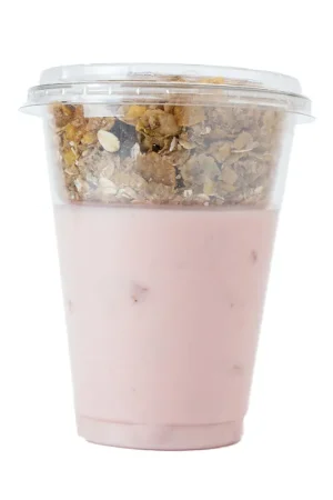 Yogurt frutos rojos ygranola Economico