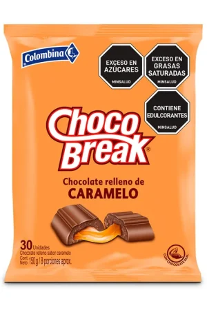 Chocolate chocobreak caramelo x30und x150g pn Spedizione Mondiale