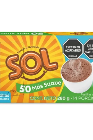 Chocolate Sol 50 Mas Suave 14Und 280g All’Ingrosso