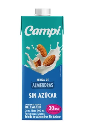 Bebida Campi Almendras Sin Azúcar 900ml Quantità Limitata