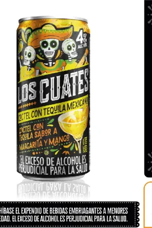 Aperitivo Los Cuates Mango & Margarita 269ml Ordine In Blocco