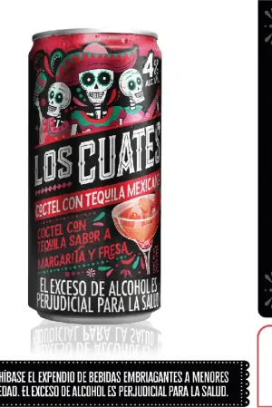 Aperitivo Los Cuates Fresa & Margarita 269ml Popolare