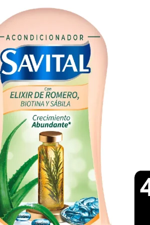 Acondicionador Savital Elixir de Romero, Biotina y Sávila 490ml Offerta
