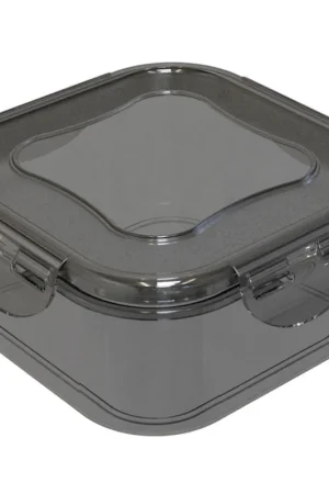 Hermético cuadrado Keep Go 650ml humo Novedades Plasticas Edizione Limitata
