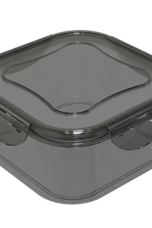 Hermético cuadrado Keep Go 1.1L humo Novedades Plasticas Ultimissimo Modello
