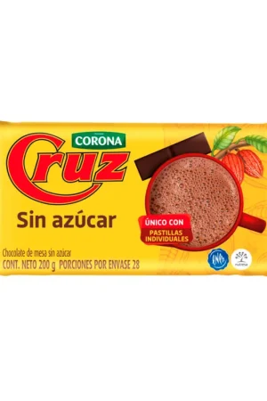 Chocolate Cruz Sin Azúcar 200g Professionale