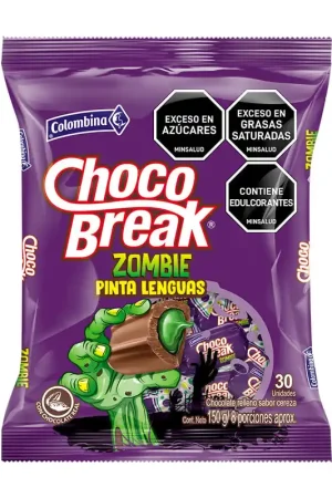 Chocolate Chocobreak Halloween Zombie x30Und 150 g Professionale