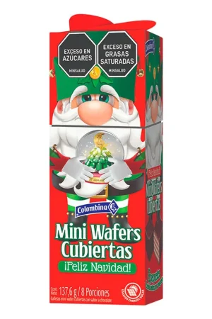 Più Venduto Galleta Wafer Colombina Plegadiza Feliz Navidad 137g