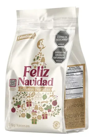 Galleta Colombina Bolsa Feliz Navidad 450g Bestseller