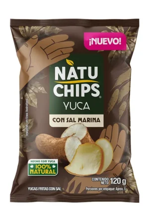 Premium Yuca Sal Marina 120 grs Natuchips