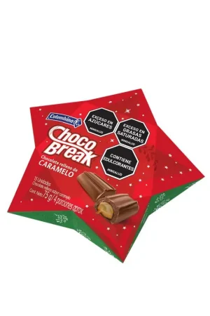 Compra Online Estuche Chocobreak Caramelo Estrella x75g