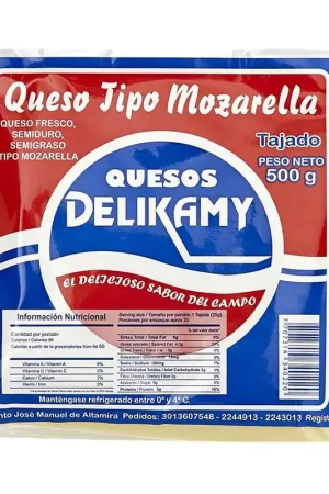 Acquista Ora Queso mozzarella Delikamy tajado x500g