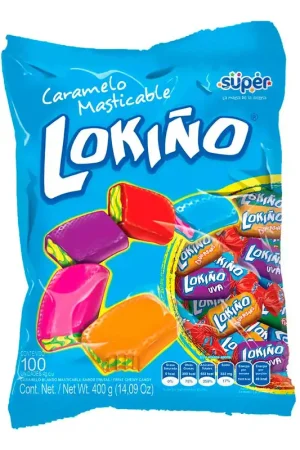 Caramelo masticable Lokiño x 100und x 400g Prezzo Di Fabbrica