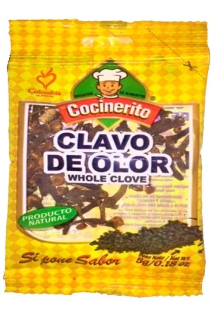 Clavo de olor El Cocinerito entero chapeta x5g Pagamento Sicuro