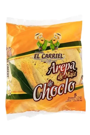 Arepas de maíz El Carriel choclo x5und x330g Offerta Del Giorno