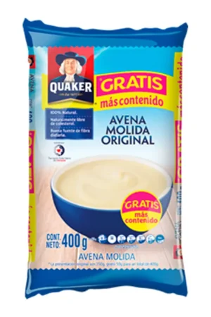 Economico Avena Quaker molida original x350g gratis extracontenido