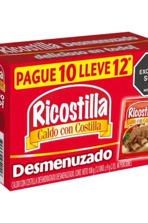 Caldo con costilla Ricostilla pague 10 lleve 12 x9g c-u Ultima Occasione