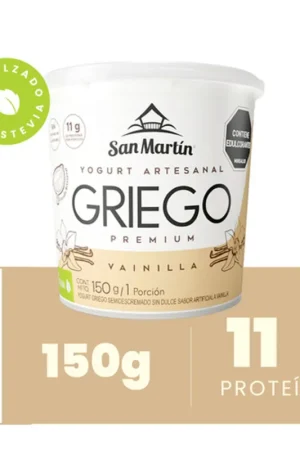 Yogurt griego San Martin Premium vainilla x150g Soddisfatti O Rimborsati