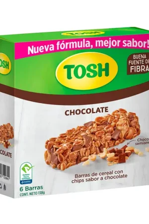 Barra de cereal Tosh chips chocolate x6und x138g Alta Qualità