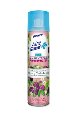 Alta Qualità Ambientador desinfectante Binner Aire sano mora yerbabuena x400ml