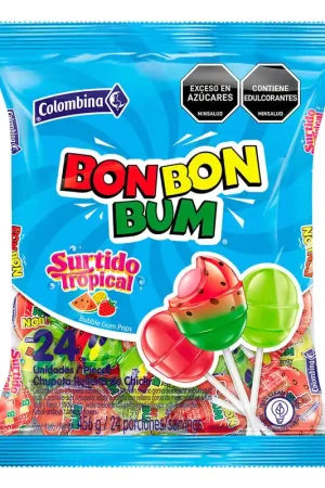 A Buon Prezzo Caramelo bon bon bum surtido tropical x24und x432g