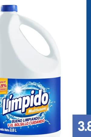 Blanqueador multiusos Límpido original x3800ml Ultima Occasione