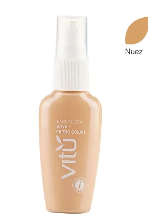 Base Fluida Soya y Filtro Solar Vitú Tono 3 Nuez Professionale