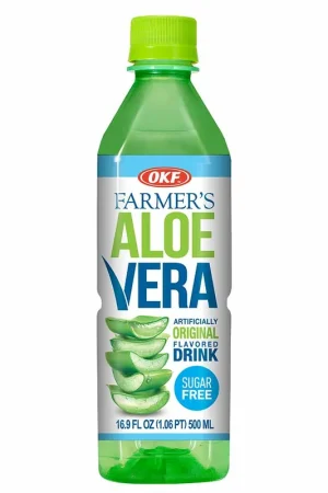 Bestseller Bebida Okf Farmers aloe vera original sin azucar x 500 ml