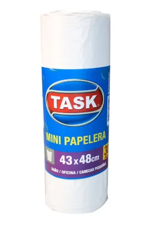 Bolsa Basura Task Rollo 43 X 48cm 30 und Mini papelera Premium
