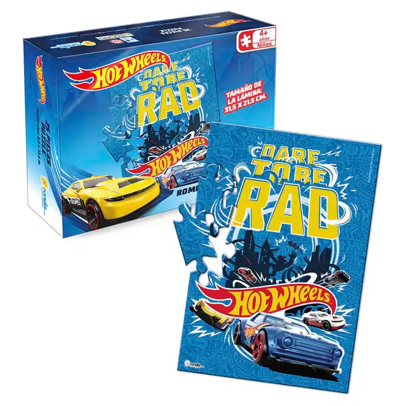 Rompecabezas x 25 piezas hot wheels Sconto