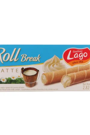 Barquillo Gastone Lago relleno leche x 80 g Più Venduto