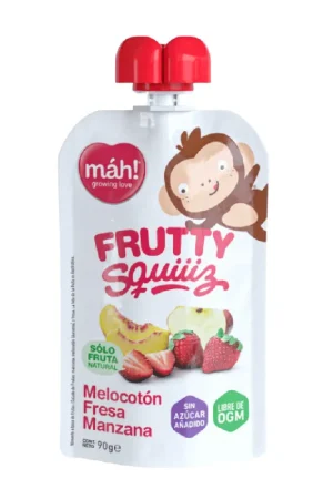Compota Máh Melocotón Fresa Manzana 90g Premium