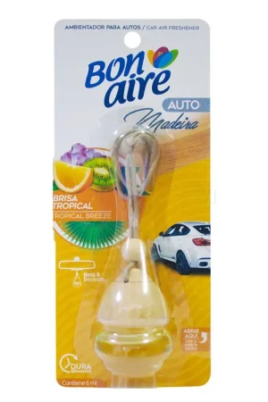 Ambientador Bonaire brisa tropical auto madeira x 6 ml Alta Qualità