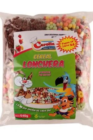 Cereal Carolina lonchera surtido x18und x30g c-u Consegna Rapida
