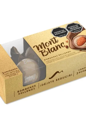 Compra Adesso Chocolate montblanc relleno almendrax3undx39g