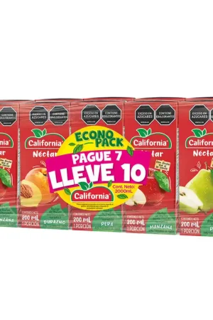 Ultimissimo Modello Néctar California Surtido x200ml Pague 7 Lleve 10