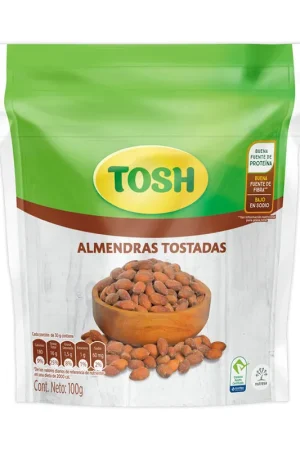 Almendras Tosh tostadas x100g Migliore Qualità