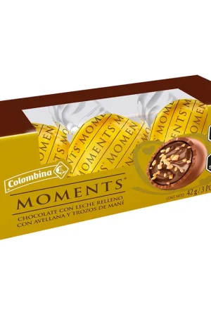 Chocolate moments avellana mani x42g Esclusivo