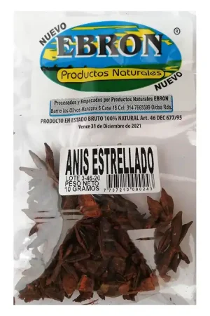Anís estrellado Ebron x 15gr Economico