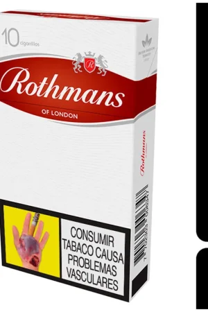 Cigarrillo Rothmans Rojo Cajetilla x10 unidades Ultimissimo Modello