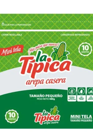 Arepas La Típica Mini Tela x10und x700g Ultima Occasione