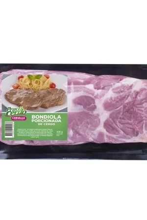 Bondiola de cerdo Cervalle porcionada x 600g Lusso